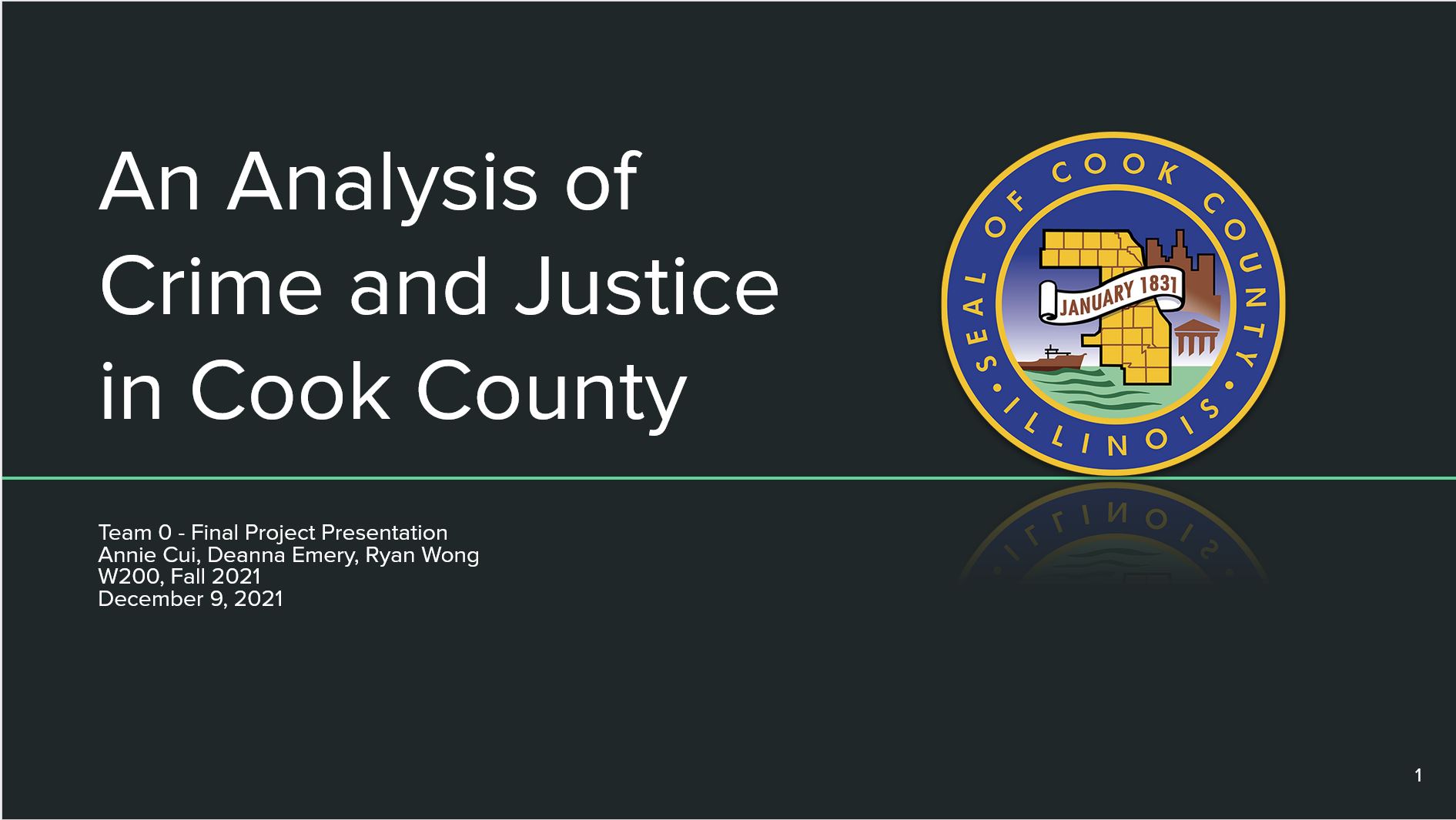 Crime and Justice Presentation Picture